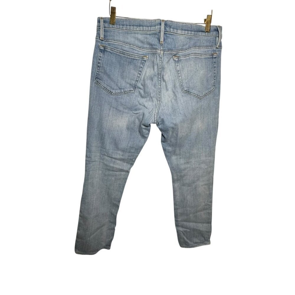 FRAME Denim L'Homme skinny Jean mid rise blue 34 X 27 - Picture 3 of 12